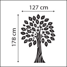 декоративное дерево с алфавитом