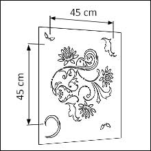 растительный орнамент с лотосами